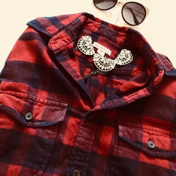 Merona 🌞 flannel - Picture 5 of 8